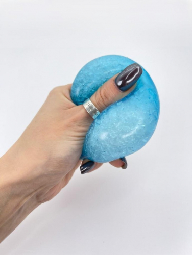 Мялка - антистресс «Ice cube», blue