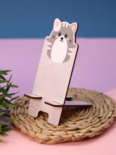 Подставка под телефон/планшет «Cat», grey