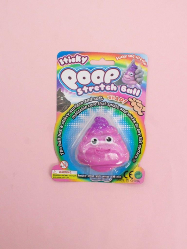 Мялка - антистресс «Poo», pink