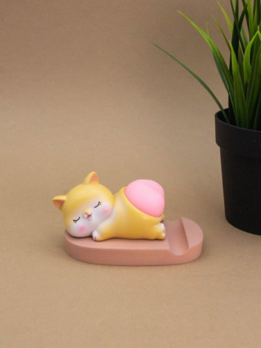 Подставка под телефон/планшет «Kitty tail», orange