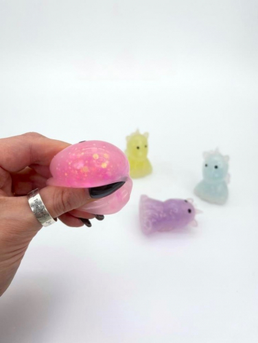 Мялка - антистресс «Unicorn», mix, 1 шт. (3,5*5,6 см)