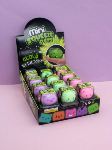 Мялка - антистресс «Mini squeeze pets», mix