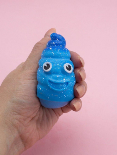 Мялка - антистресс «Poo», blue