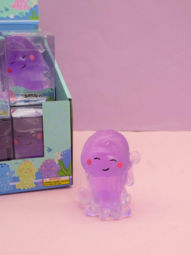 Мялка - антистресс «Cute octopus», puruple