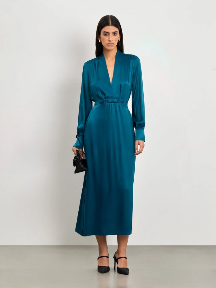 Платье миди из 100% вискозы ,
100% вискоза ,