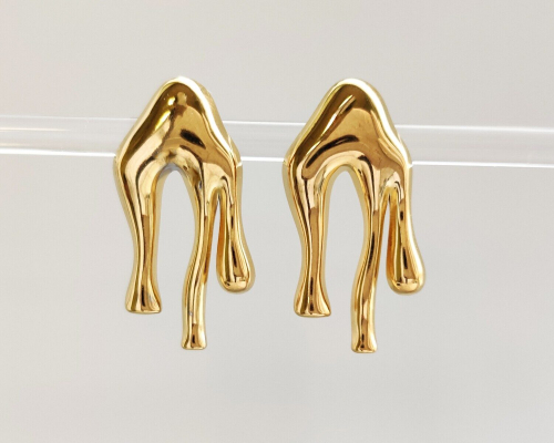 Серьги из стали