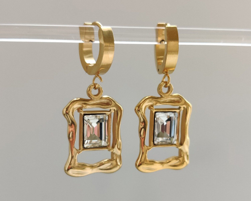 Серьги из стали