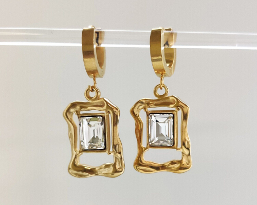 Серьги из стали
