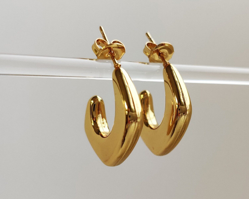 Серьги из стали