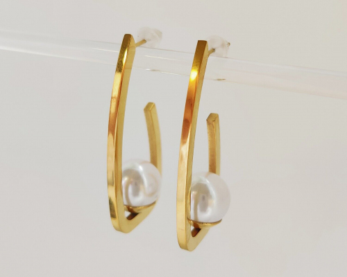 Серьги из стали