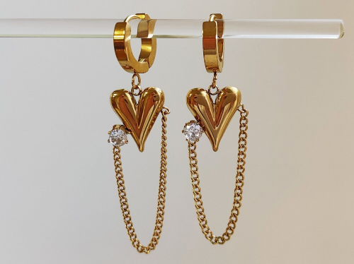 Серьги из стали
