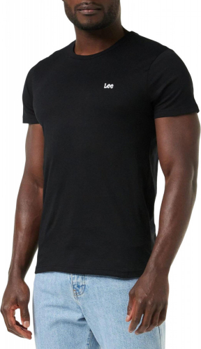 Футболка мужская TWIN PACK CREW BLACK WHITE, LEE