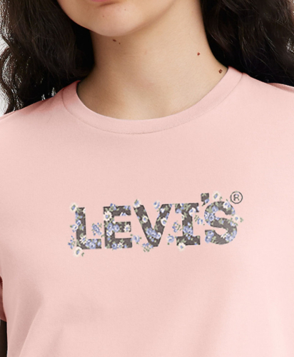 Футболка женская THE PERFECT TEE PINKS, LEVIS