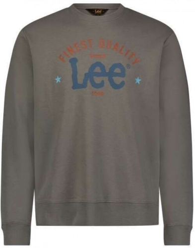 Джемпер мужской LOGO CREW SWS GREY HEATHER, LEE