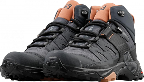 Ботинки женские X ULTRA 4 MID GTX W Ebony/Mocha, Salomon