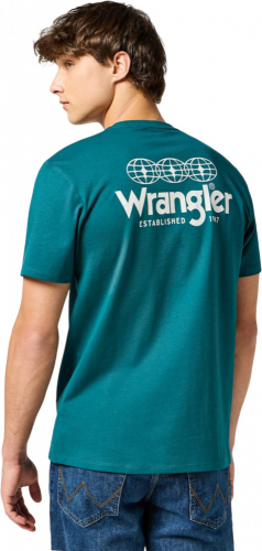 Футболка мужская GRAPHIC TEE DEEP TEAL, WRANGLER