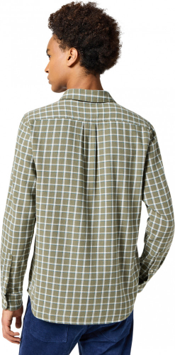 Рубашка мужская 1 PKT SHIRT DUSTY OLIVE, WRANGLER