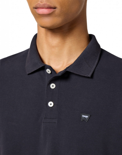 Рубашка поло мужская LS POLO BLACK, WRANGLER