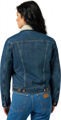 Куртка женская HERITAGE SHERPA JACKET WASHED OUT, WRANGLER