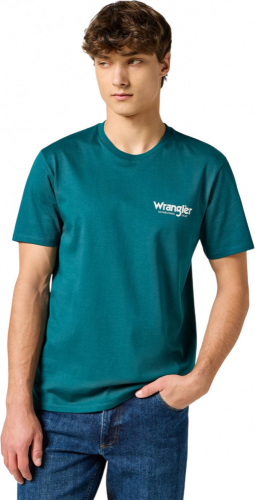 Футболка мужская GRAPHIC TEE DEEP TEAL, WRANGLER