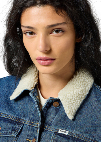 Куртка женская HERITAGE SHERPA JACKET WASHED OUT, WRANGLER