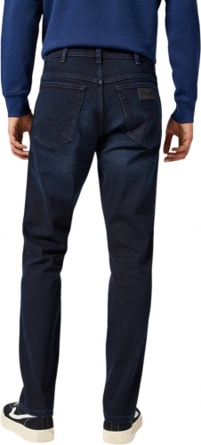 Джинсы мужские TEXAS SLIM DEEP BLUE BLACK, WRANGLER