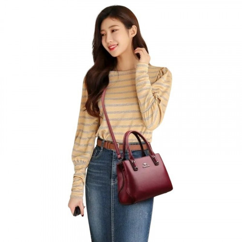 Женская кожаная сумка 8669 YELLOW