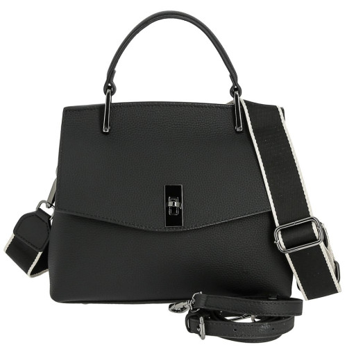 Женская кожаная сумка 8696 BLACK