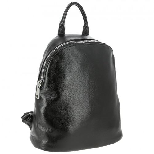 Женский кожаный рюкзак PS007 BLACK