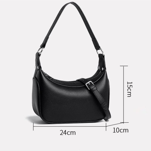Женская кожаная сумка 1045 BLACK