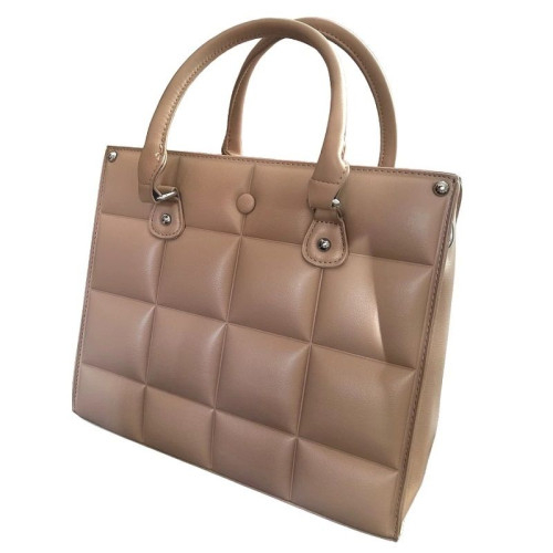 Женская кожаная сумка 92360 KHAKI