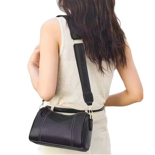 Женская кожаная сумка 20652 BLACK