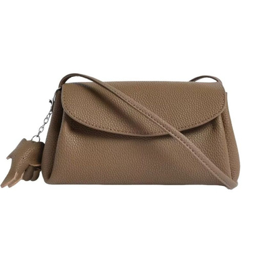 Женская кожаная сумка 1101-1 KHAKI