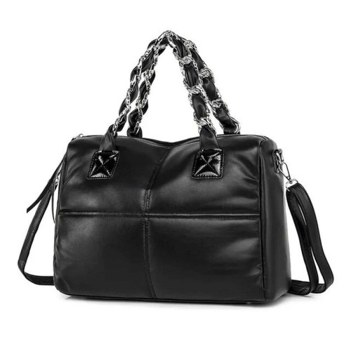 Женская кожаная сумка 92220 BLACK