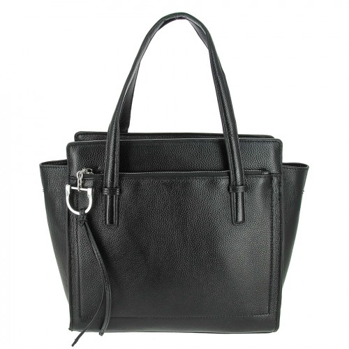 Женская кожаная сумка 8108 BLACK