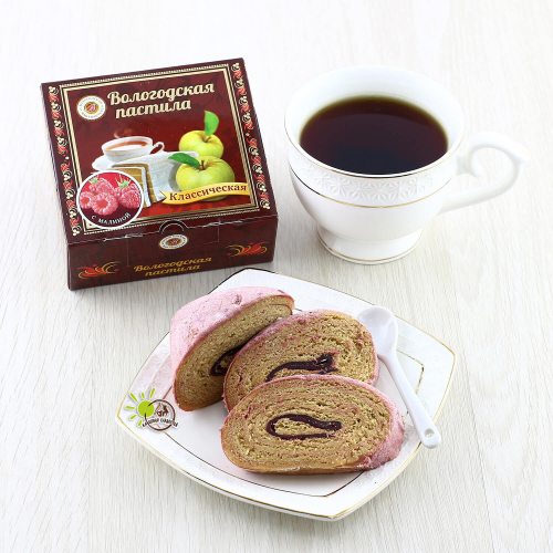 Пастила яблочная с малиной 150гр.