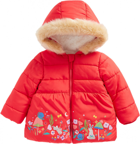 Куртка детская SR RED BOARDER PRINT COAT, Mothercare