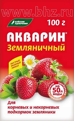 БХЗ Акварин Земляничный 100 г / 20шт Буй (на 50 л воды)