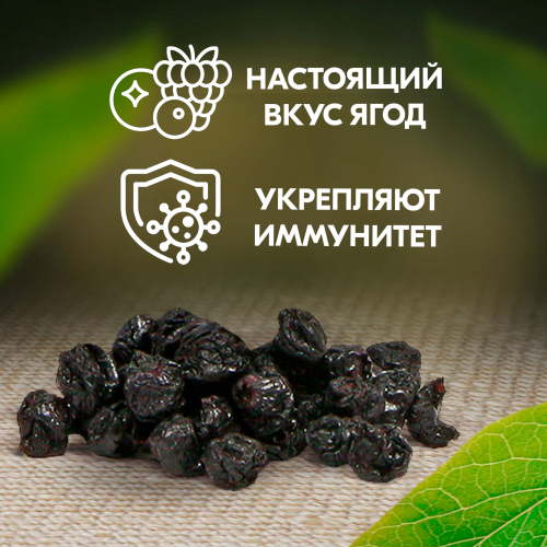 Вологодские цукаты из Черники 70 г. 