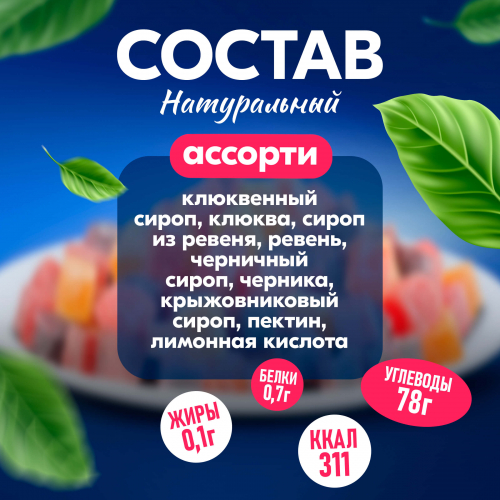 Вологодский мармелад Свёрток 180гр.