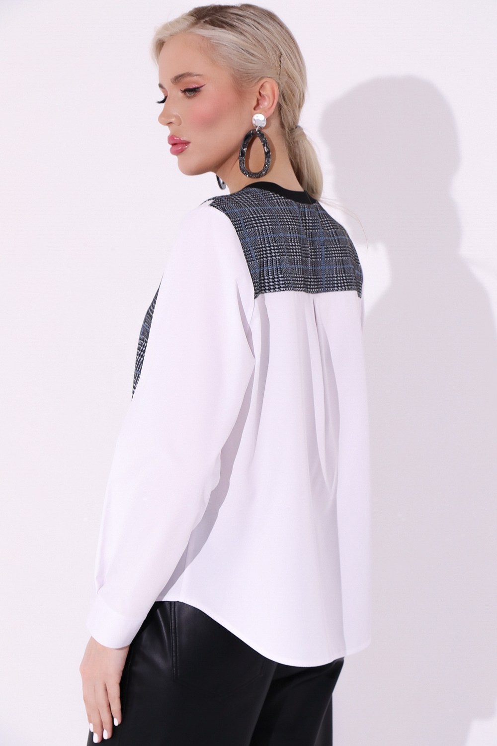 СТ. ЦЕНА 1170 руб//Блуза Кристи (синий)