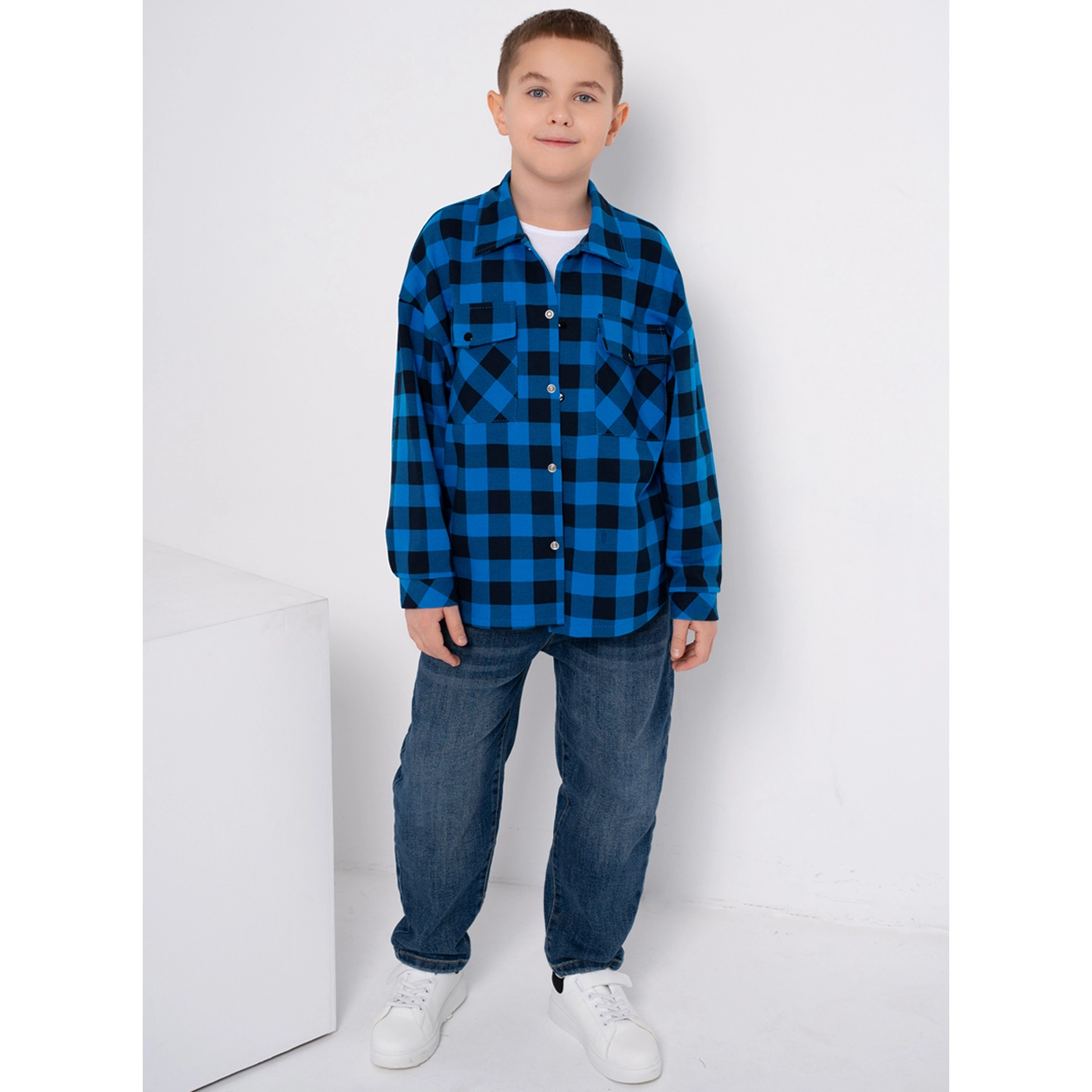 Рубашка футер 2х нитка начёс 1856310103