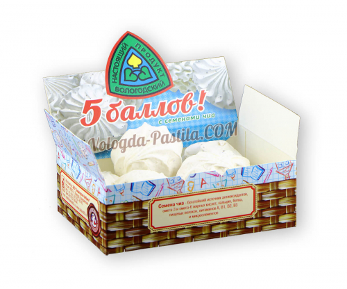 Зефир Вологодский 5 баллов с Чиа 240гр.