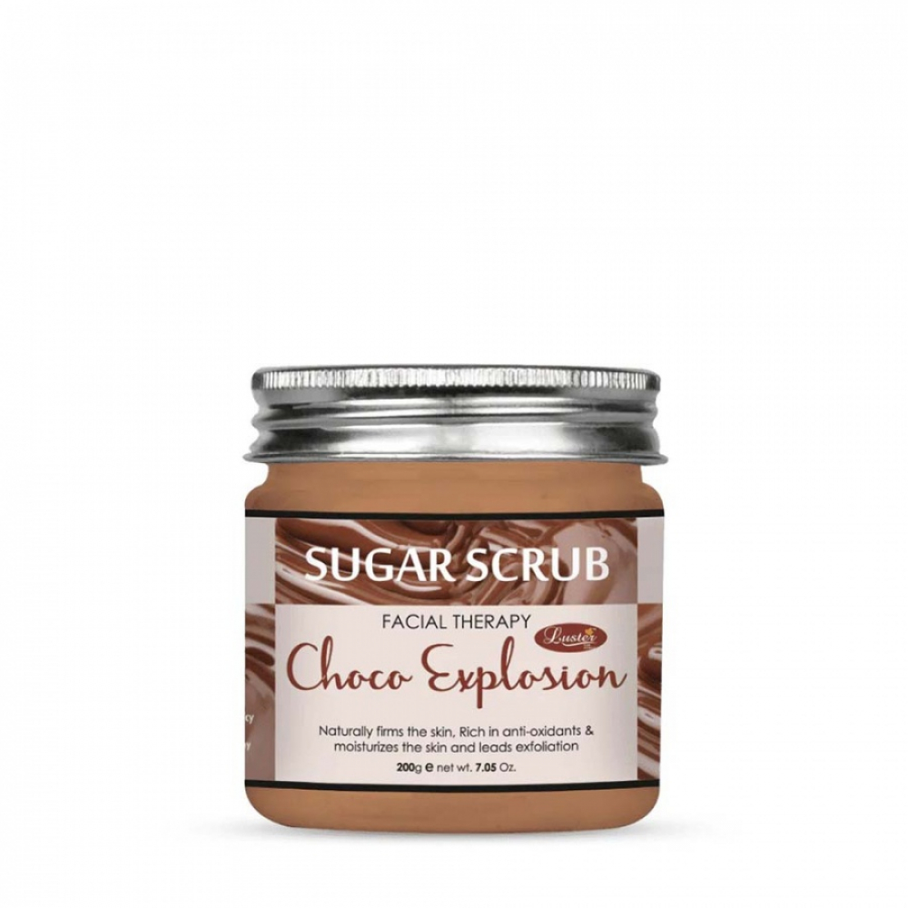 LUSTER Choco Explosion Sugar Scrub Сахарный скраб для лица с шоколадом 200мл