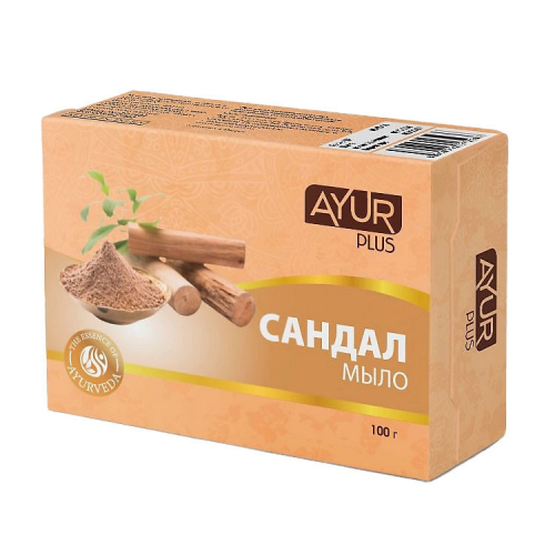 AYUR PLUS Sandal soap Мыло сандал 100г