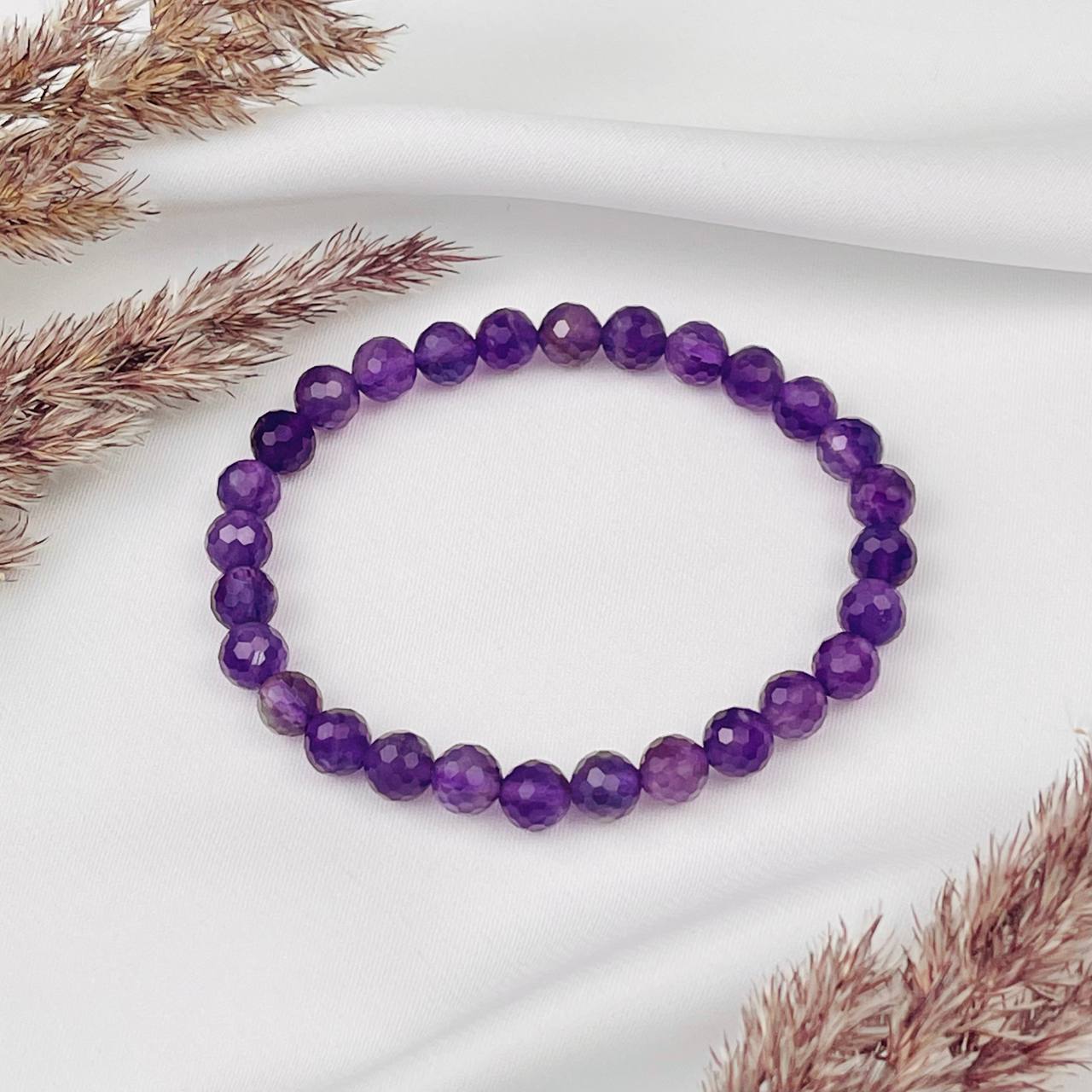 Радуга Самоцветов Браслет из камня Аметист