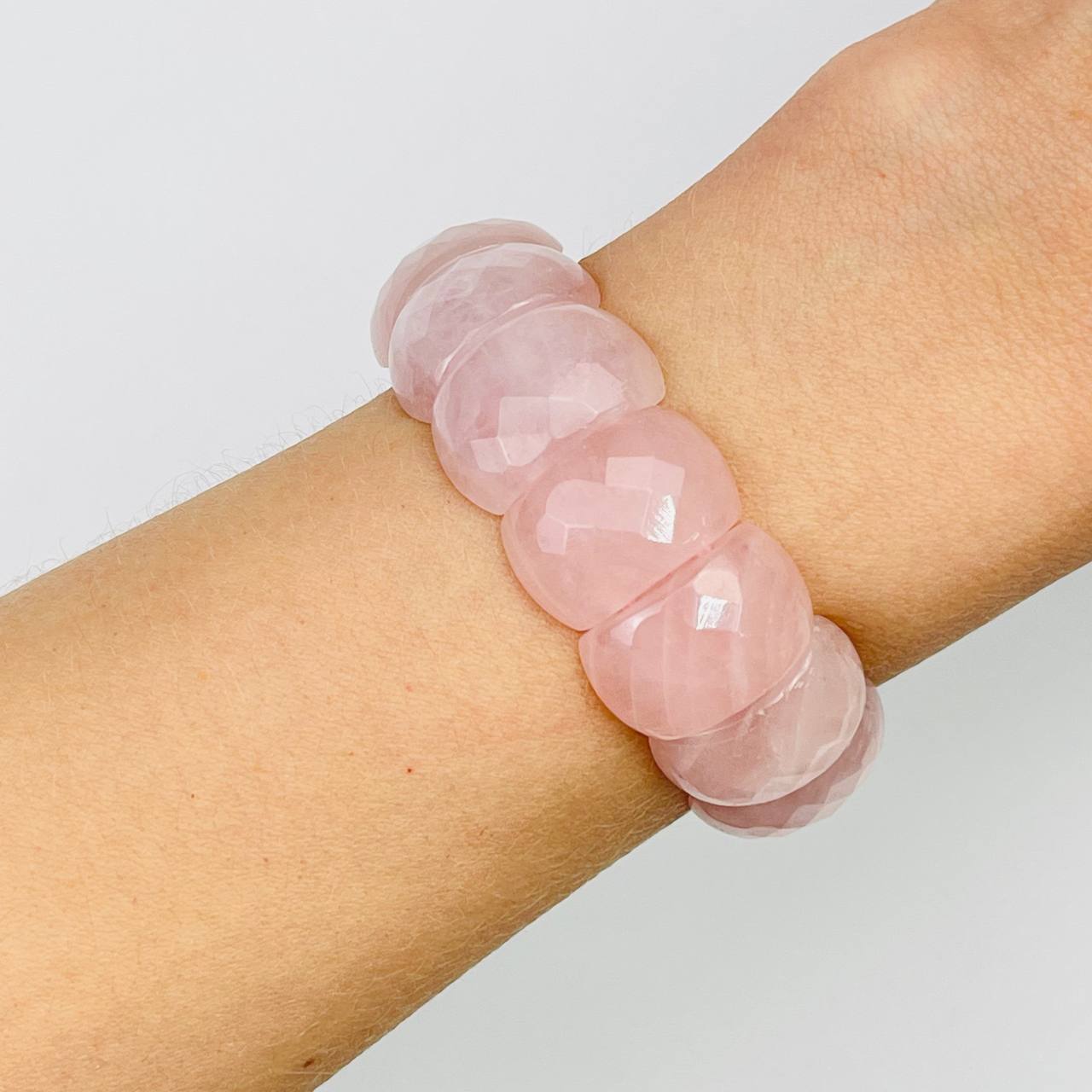 Радуга Самоцветов Браслет из Розового кварца