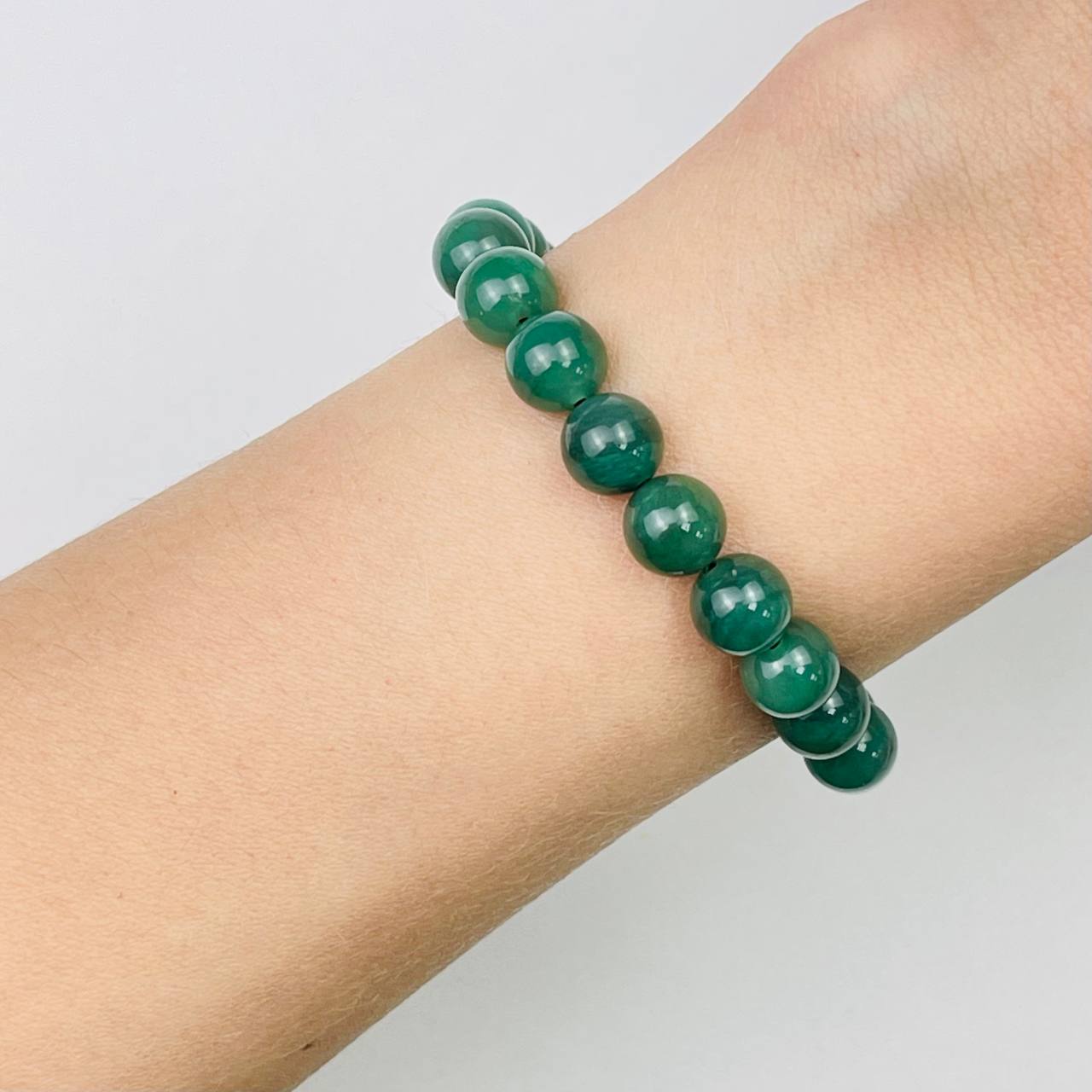 Радуга Самоцветов Браслет из зеленого Кварца