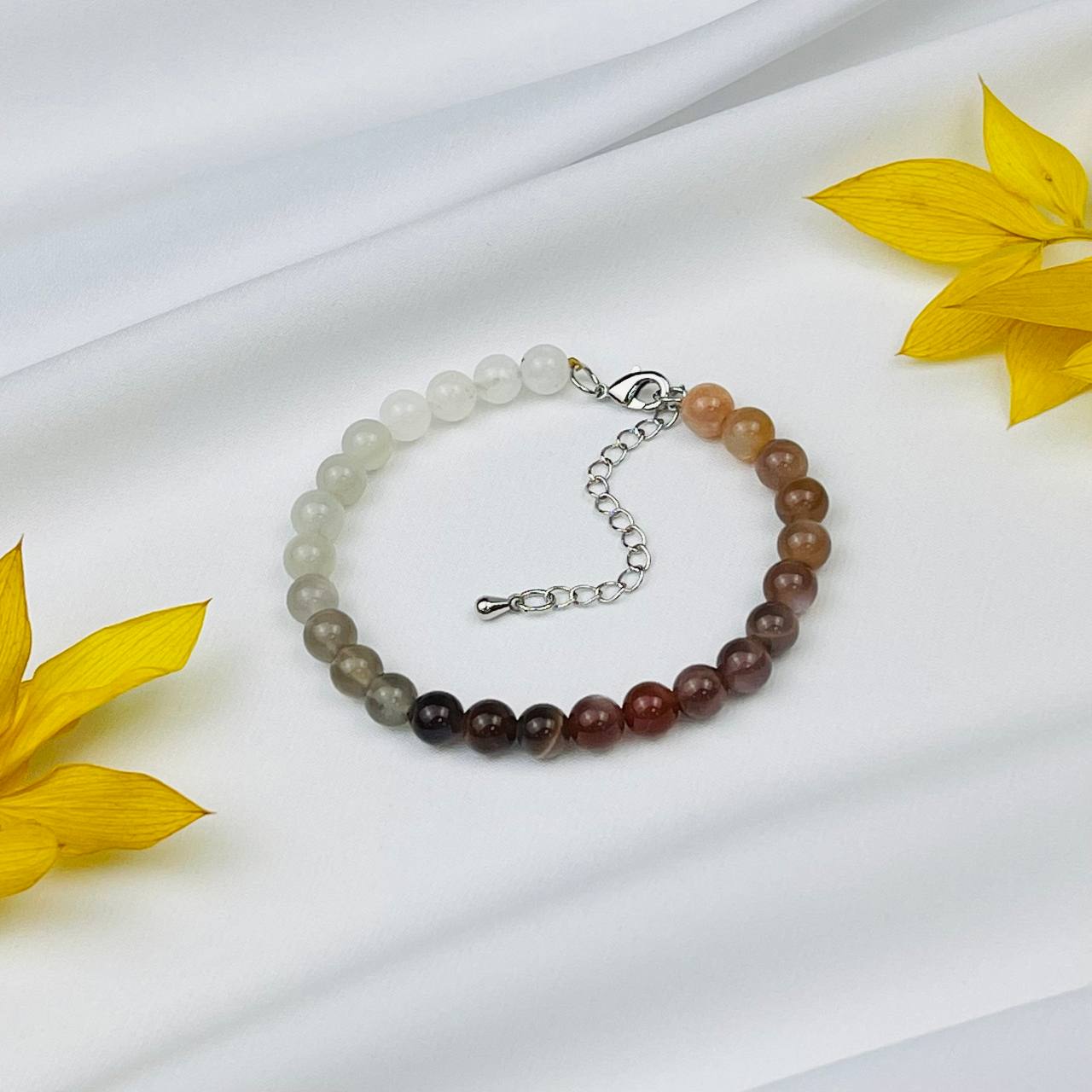 Радуга Самоцветов Браслет из Лунного камня