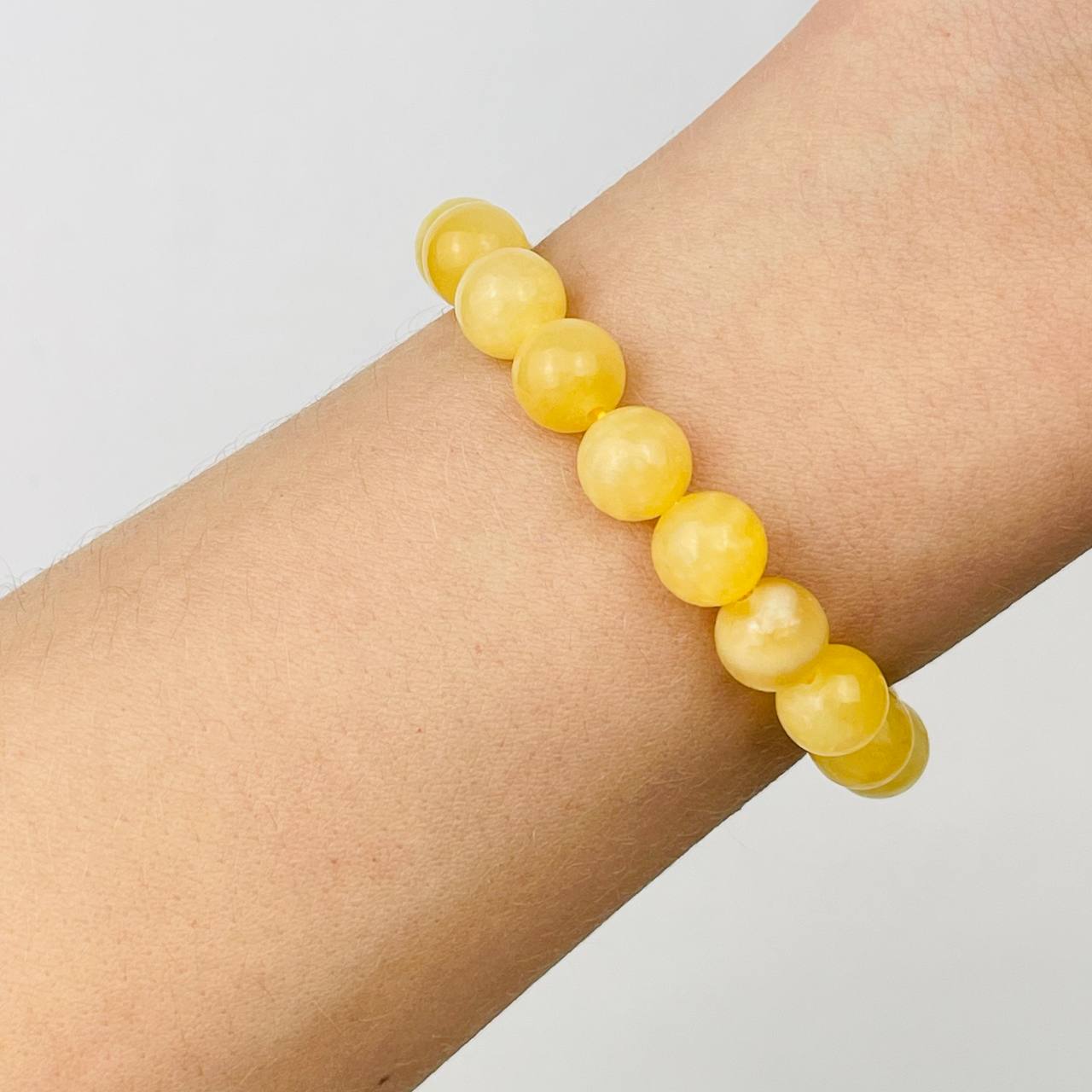 Радуга Самоцветов Браслет из желтого Кальцита